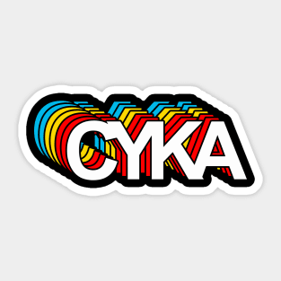 Cyka Blyat Sticker